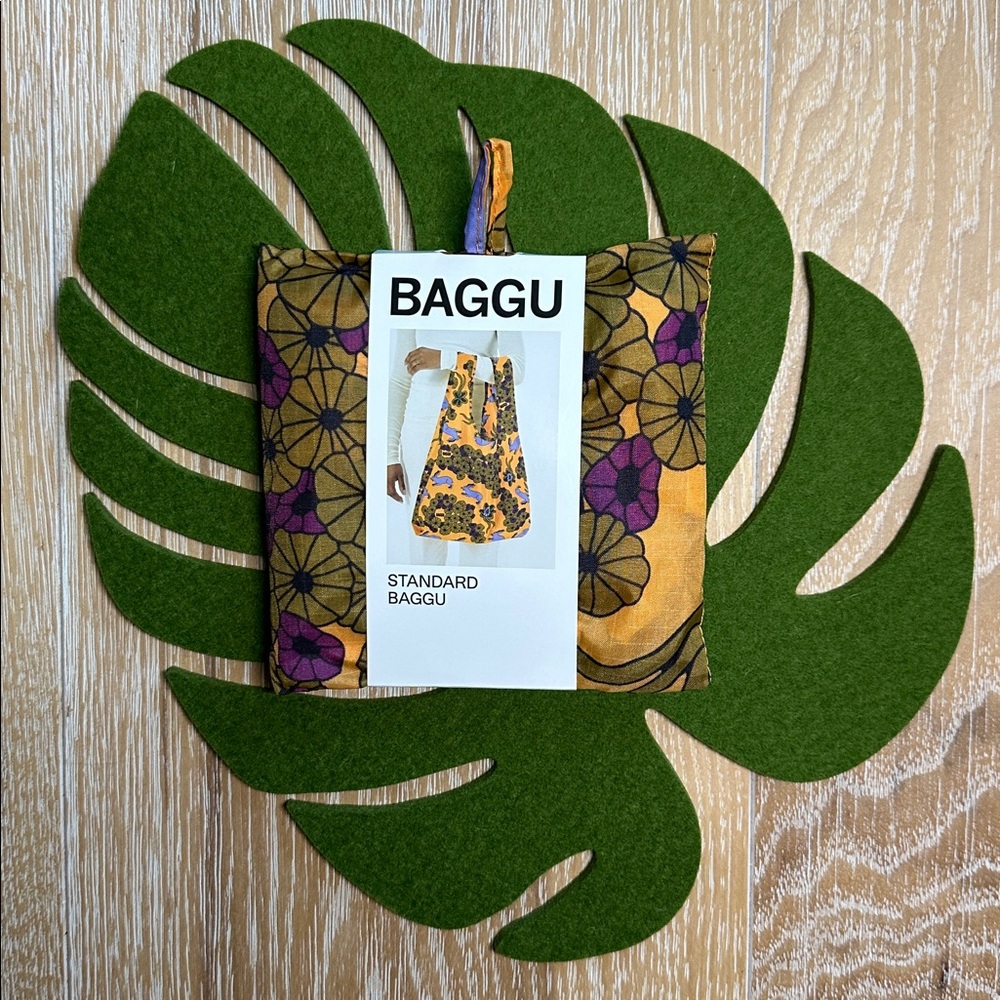 NWT BAGGU Standard Baggu Tote + Pouch Wild Rabbit Colorway